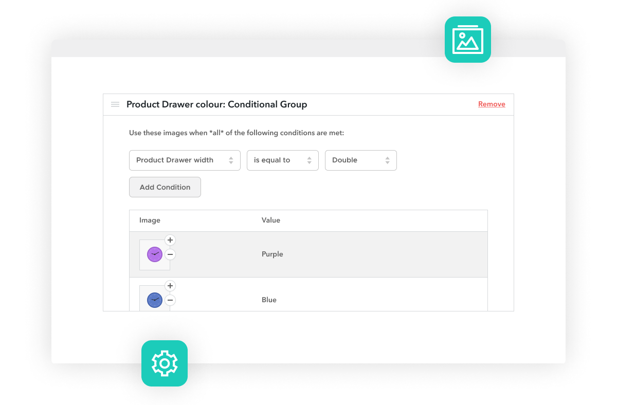 conditional logic product configurator
