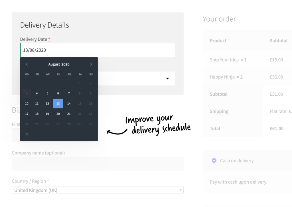 Delivery Slots for WooCommerce