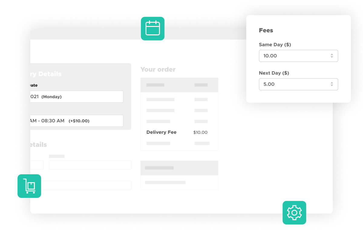 Add fees to delivery or pickup days and times in WooCommerce