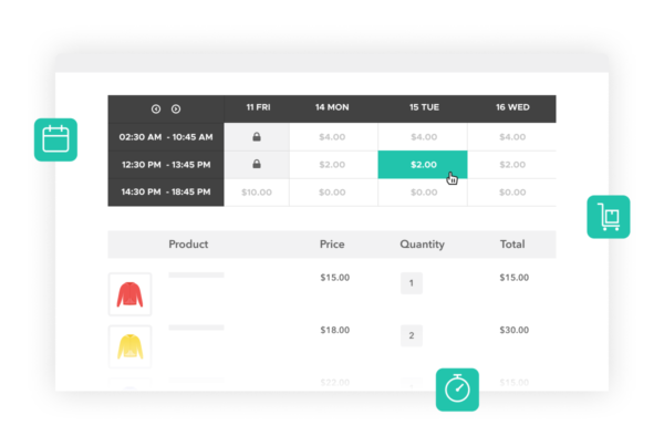 Reserve a delivery or pickup slot in WooCommerce before you shop
