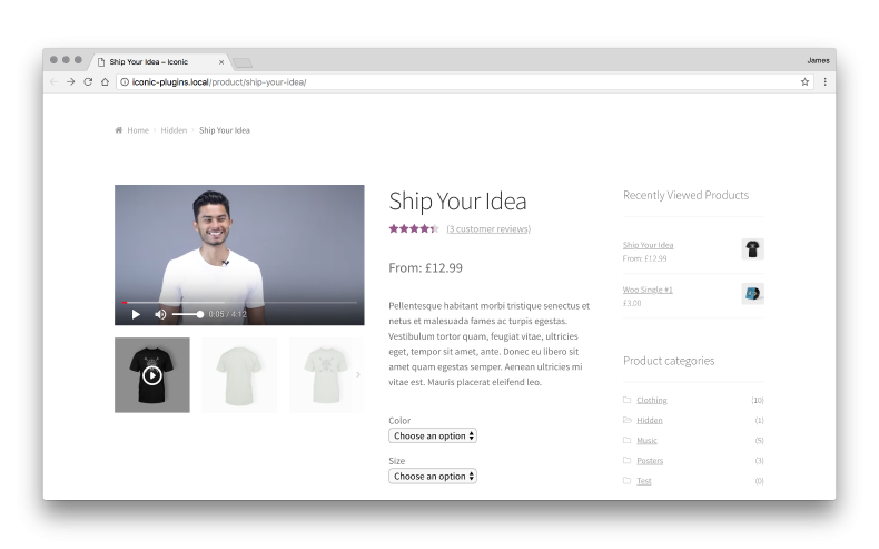 WooCommerce Product Video
