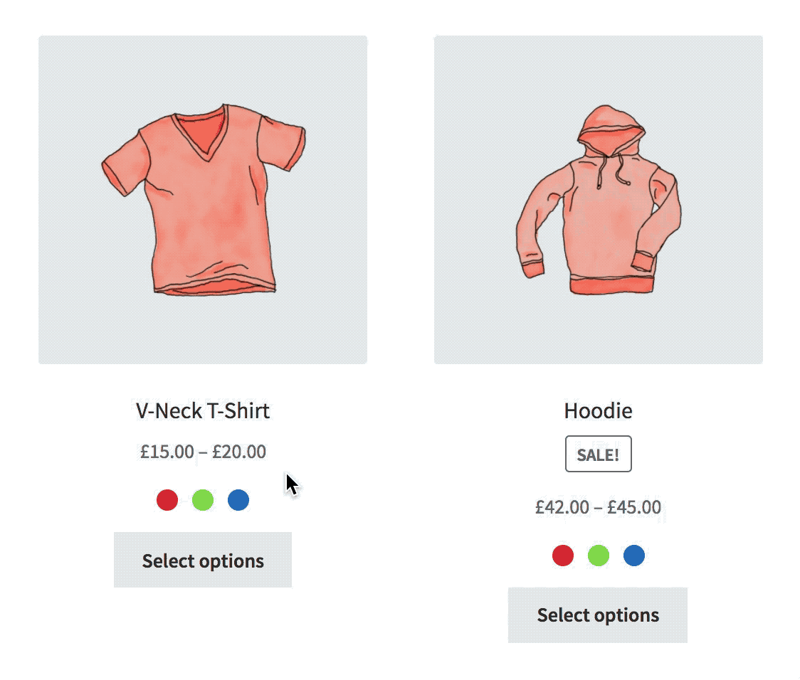 WooCommerce Change Product Image by Color