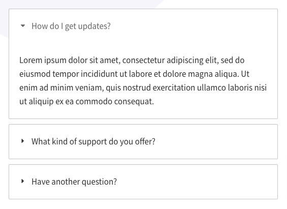 support FAQ