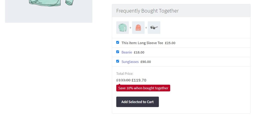 frequently bought together woocommerce