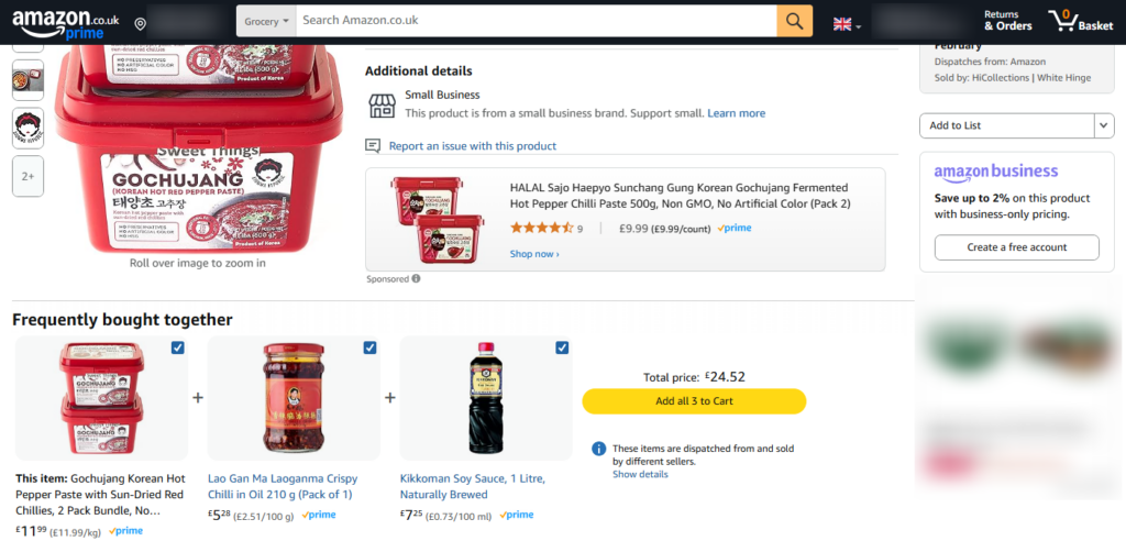 frequently bought together amazon