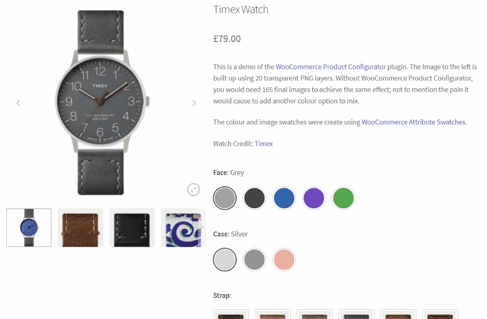 product configurator attribute swatches