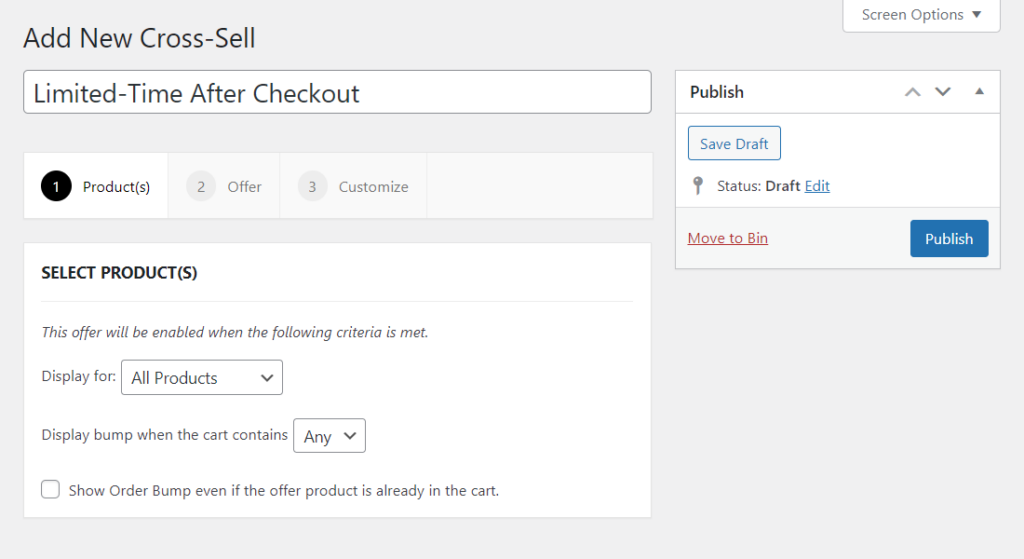 limited time after checkout woocommerce sales booster