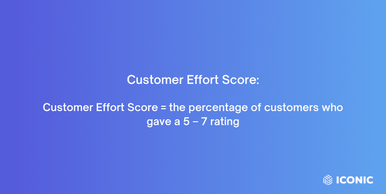 customer effort score