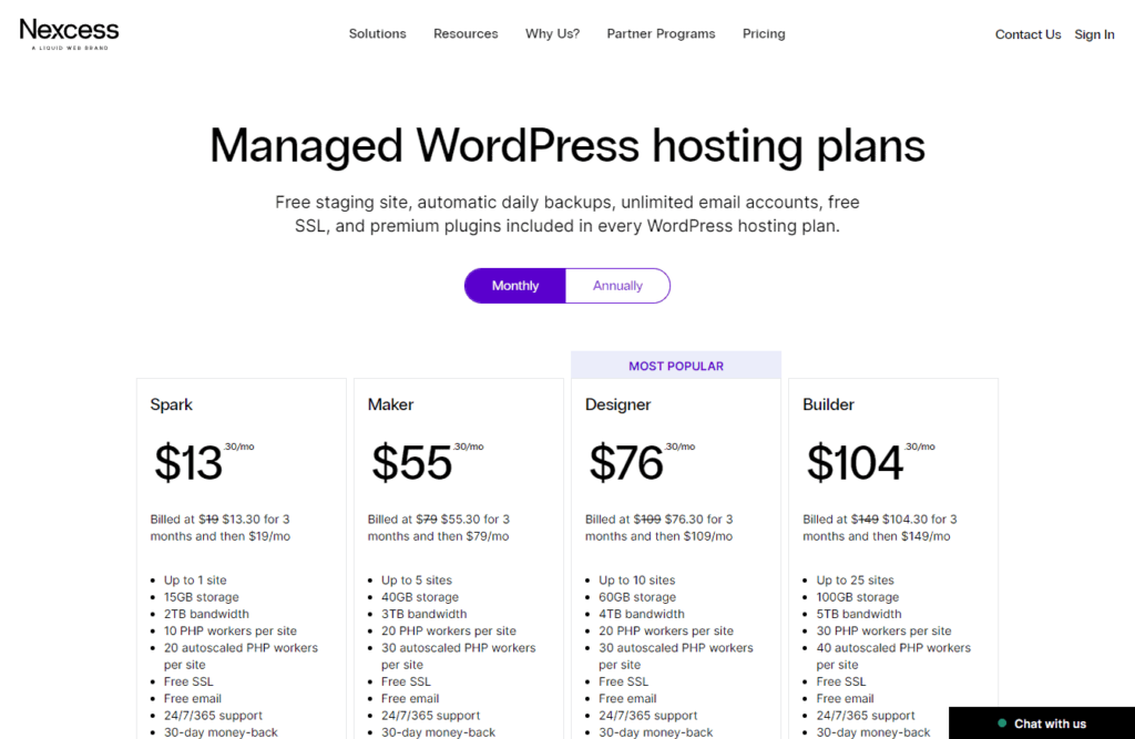nexcess hosting wordpress
