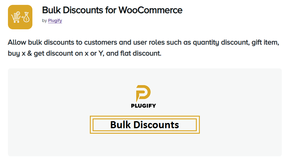 bulk discounts for woocommerce