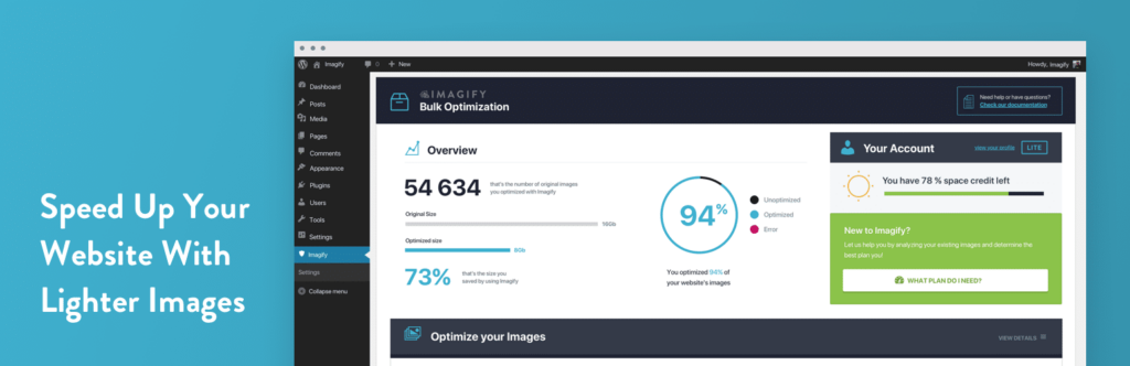 imagify wordpress plugin