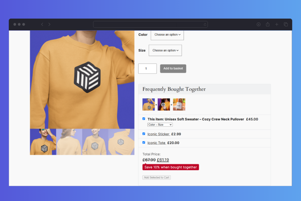 Sales Booster Frequently Bought Together