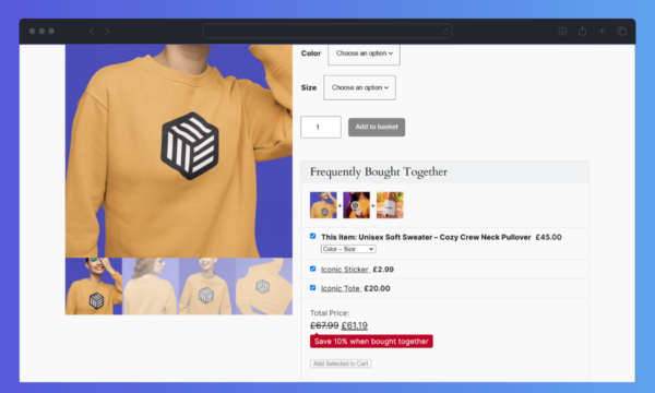 Sales Booster Frequently Bought Together