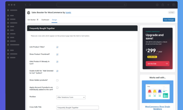 Sales Booster General Settings