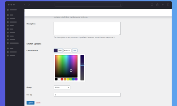 WooCommerce Attribute Swatches Color Picker
