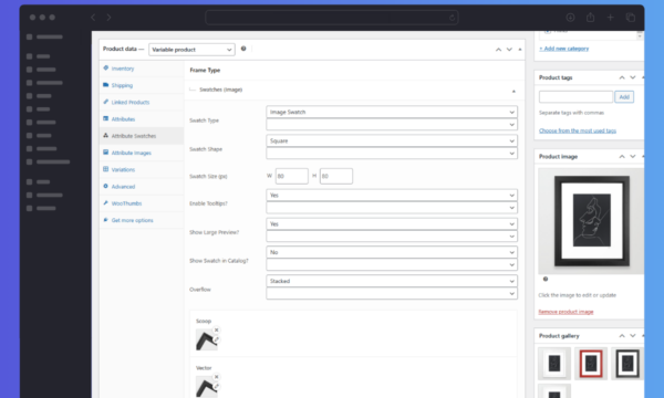 WooCommerce Attribute Swatches Image Swatch