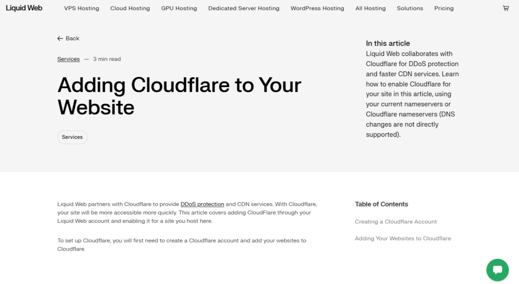 cloudflare liquid web