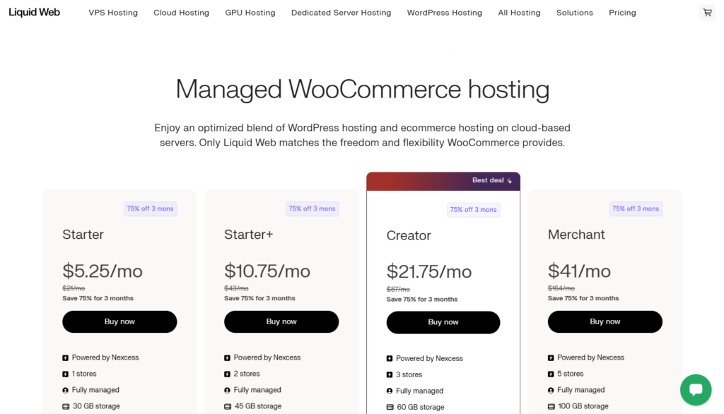 liquid web woocommerce hosting