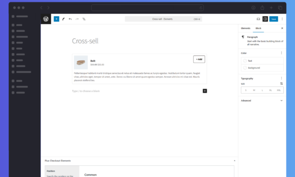 Flux Checkout for WooCommerce Create Cross-Sell