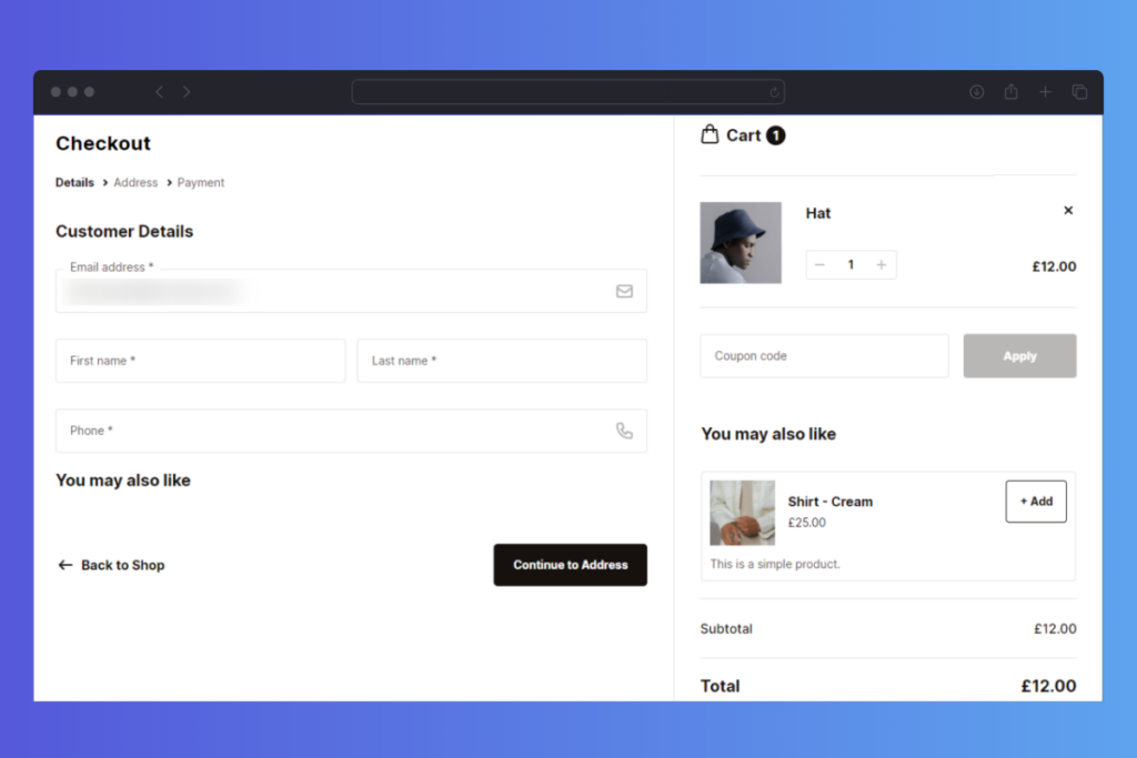 Flux Checkout for WooCommerce Cross Sell