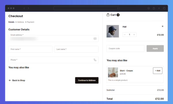 Flux Checkout for WooCommerce Cross Sell