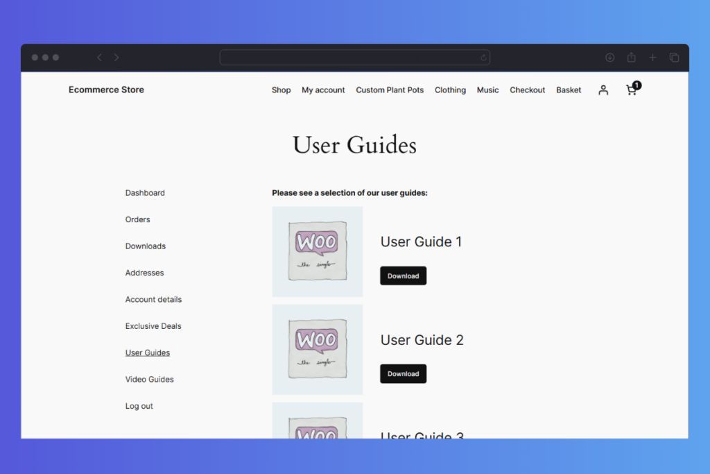 WooCommerce Account Pages New Custom Endpoint