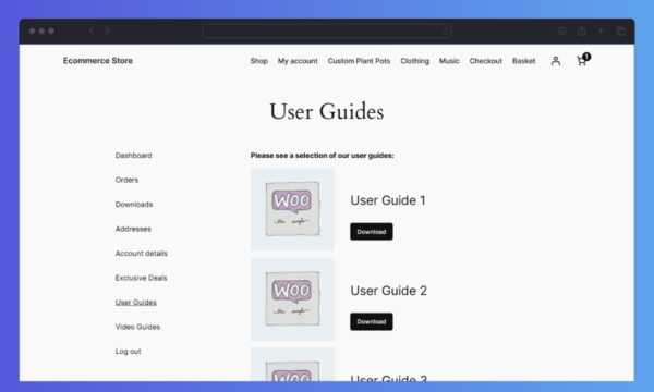WooCommerce Account Pages New Custom Endpoint