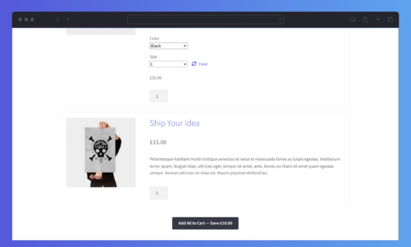 WooCommerce Bundled Products Discounted Bundle 2