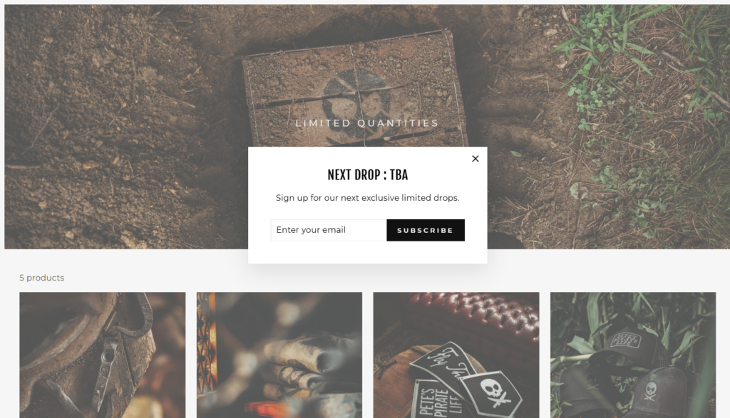 Pete&rsquo;s Pirate Life signup