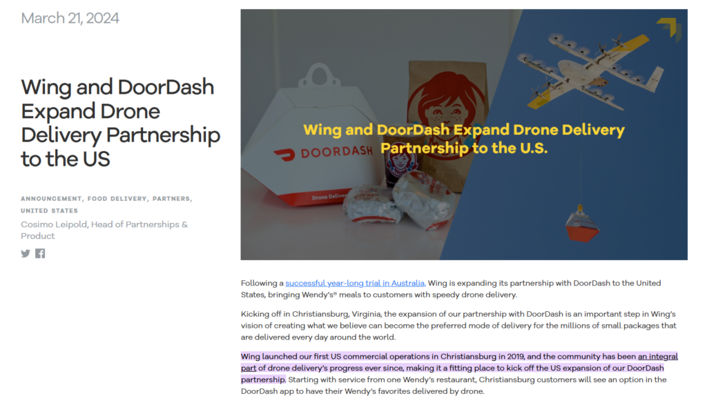 doordash and wings