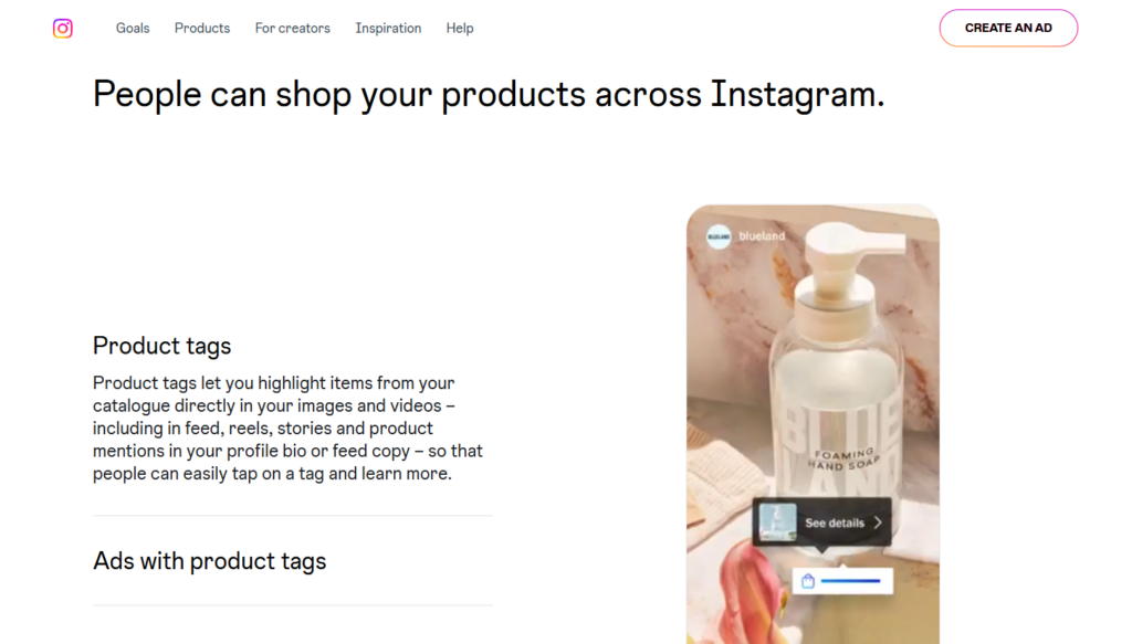 instagram shop