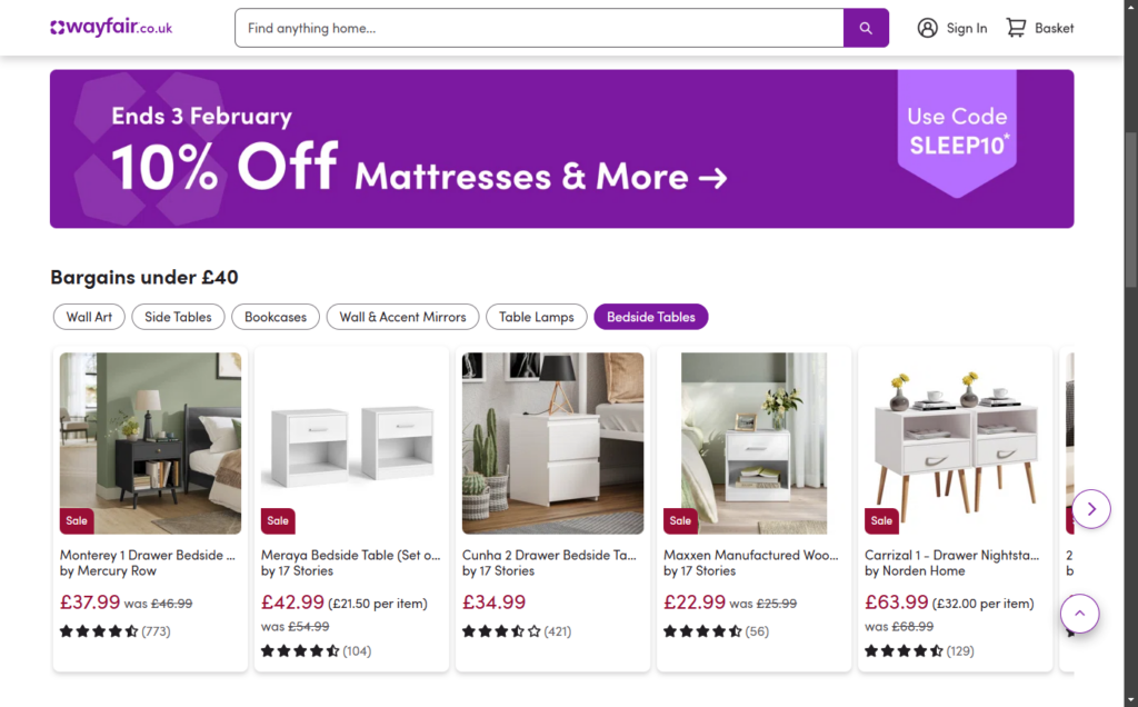 ecommerce sale end date