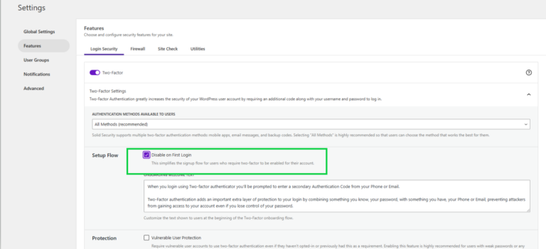 2fa solid ecommerce security