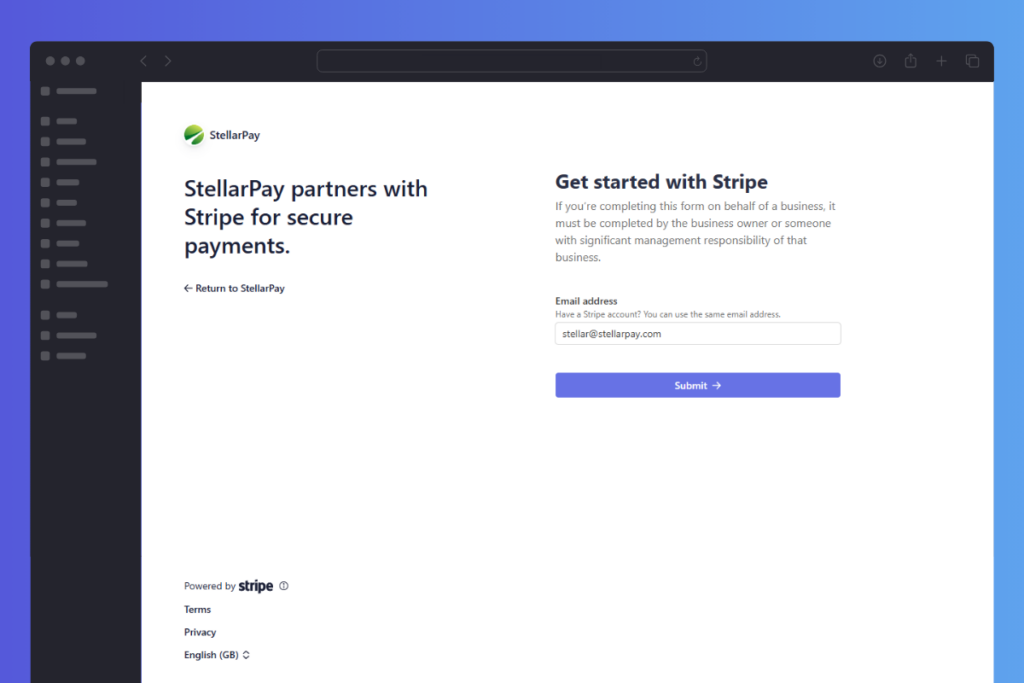 flux checkout stellarpay next step