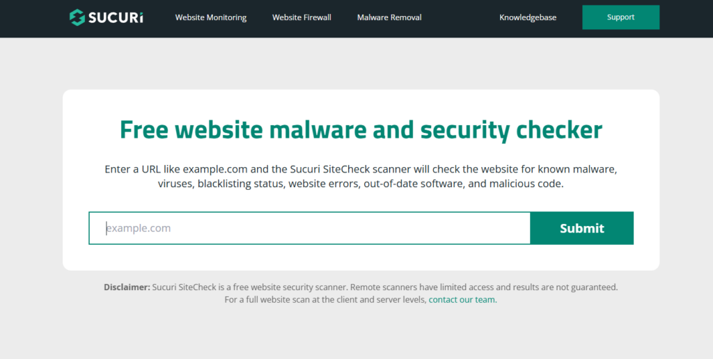 securi site checker
