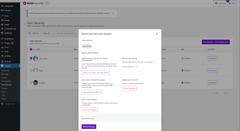 solid security user security