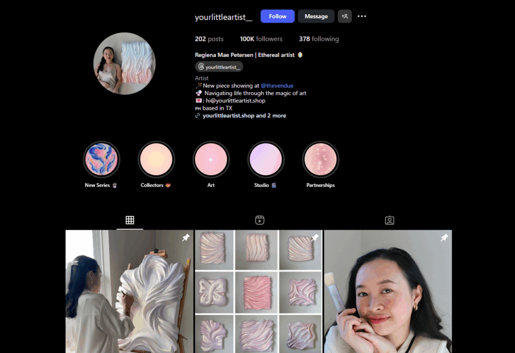 sculpture artist social media